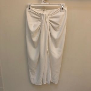 Zara white pareo skirt